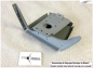 +++ tailwheel shock absorber bearing rib - Messerschmitt Bf109 F/G +++